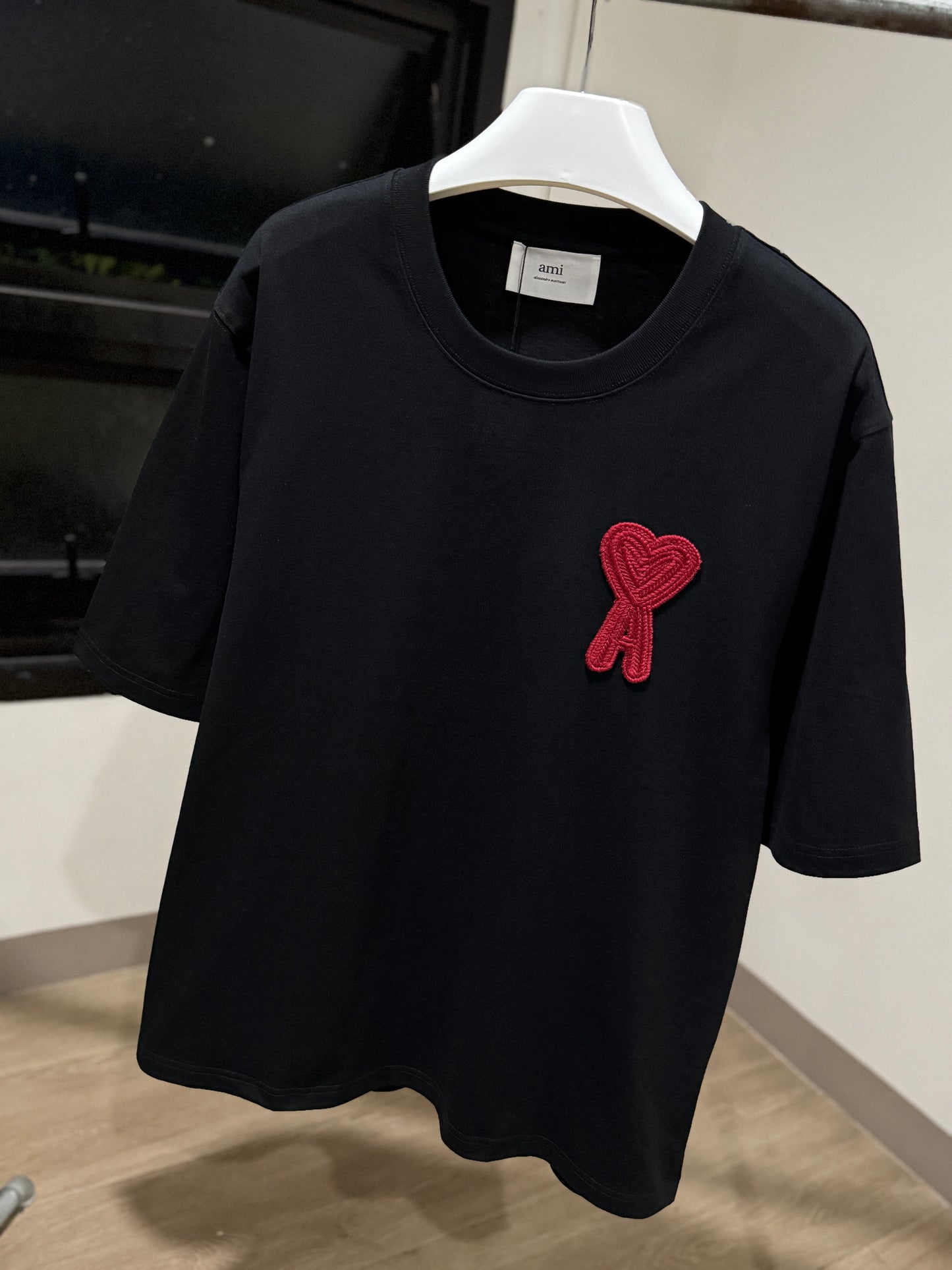 AMI de Coeur Patch T-Shirt (Black/Oversized)