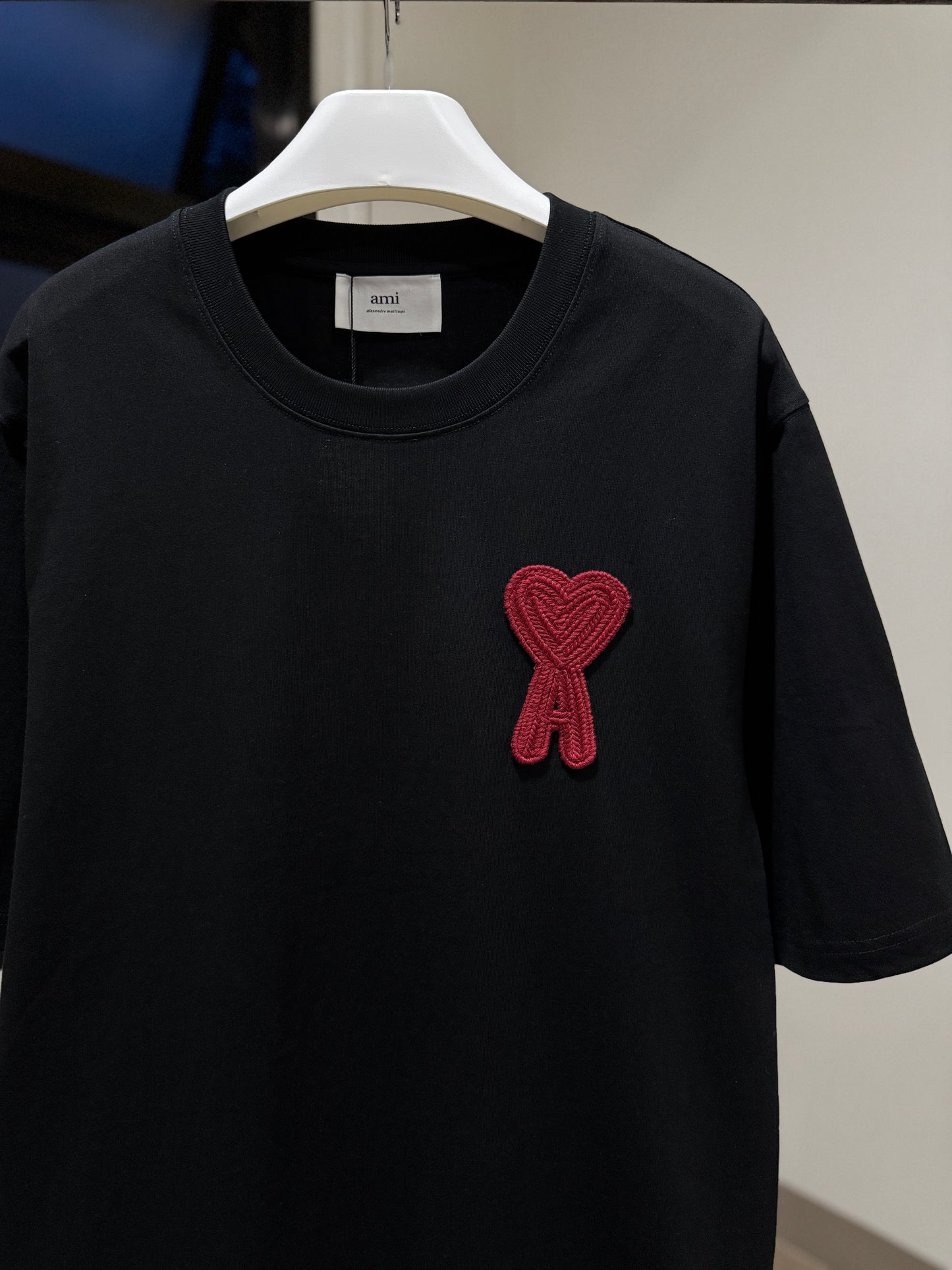 AMI de Coeur Patch T-Shirt (Black/Oversized)