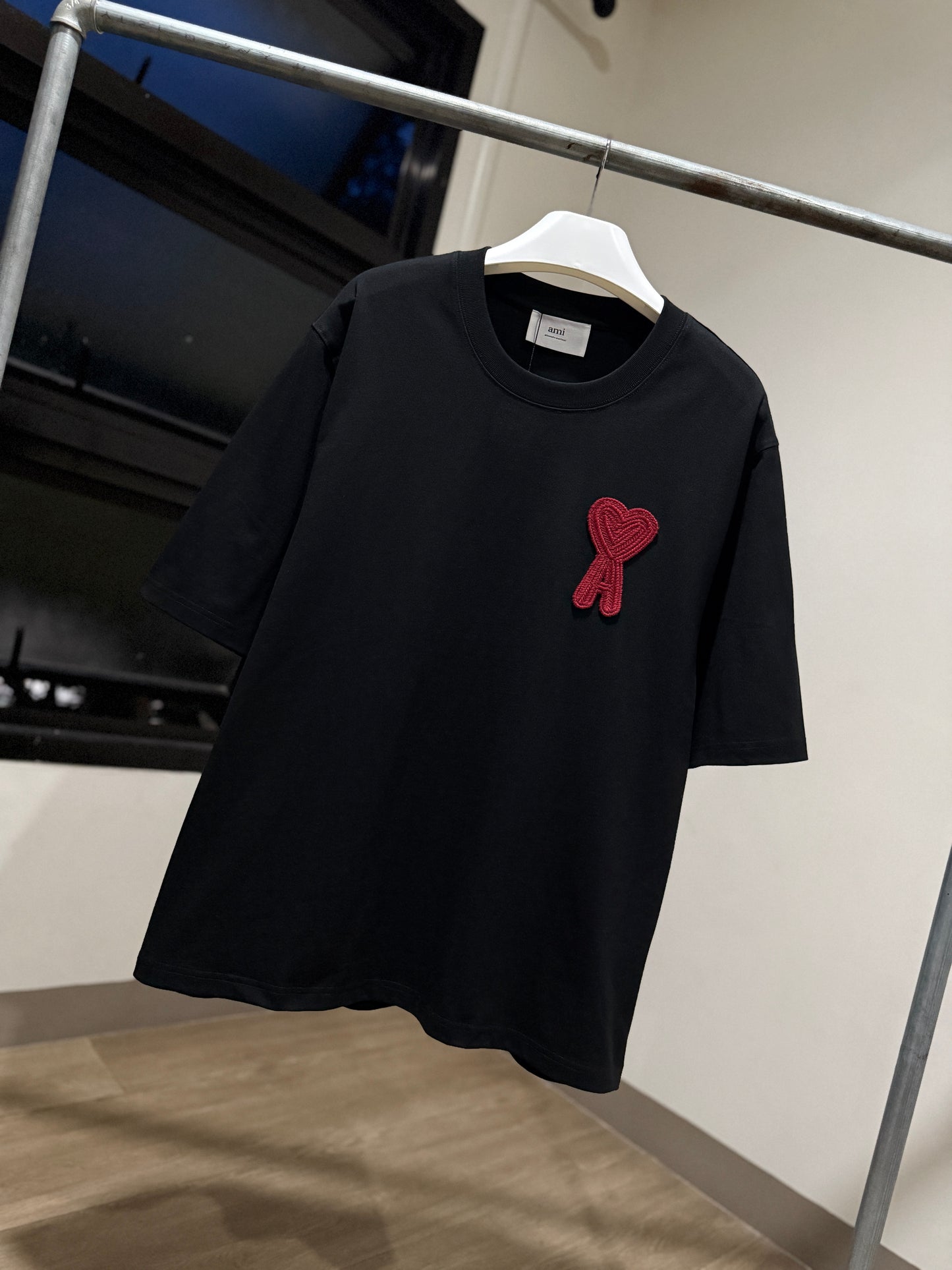 AMI de Coeur Patch T-Shirt (Black/Oversized)