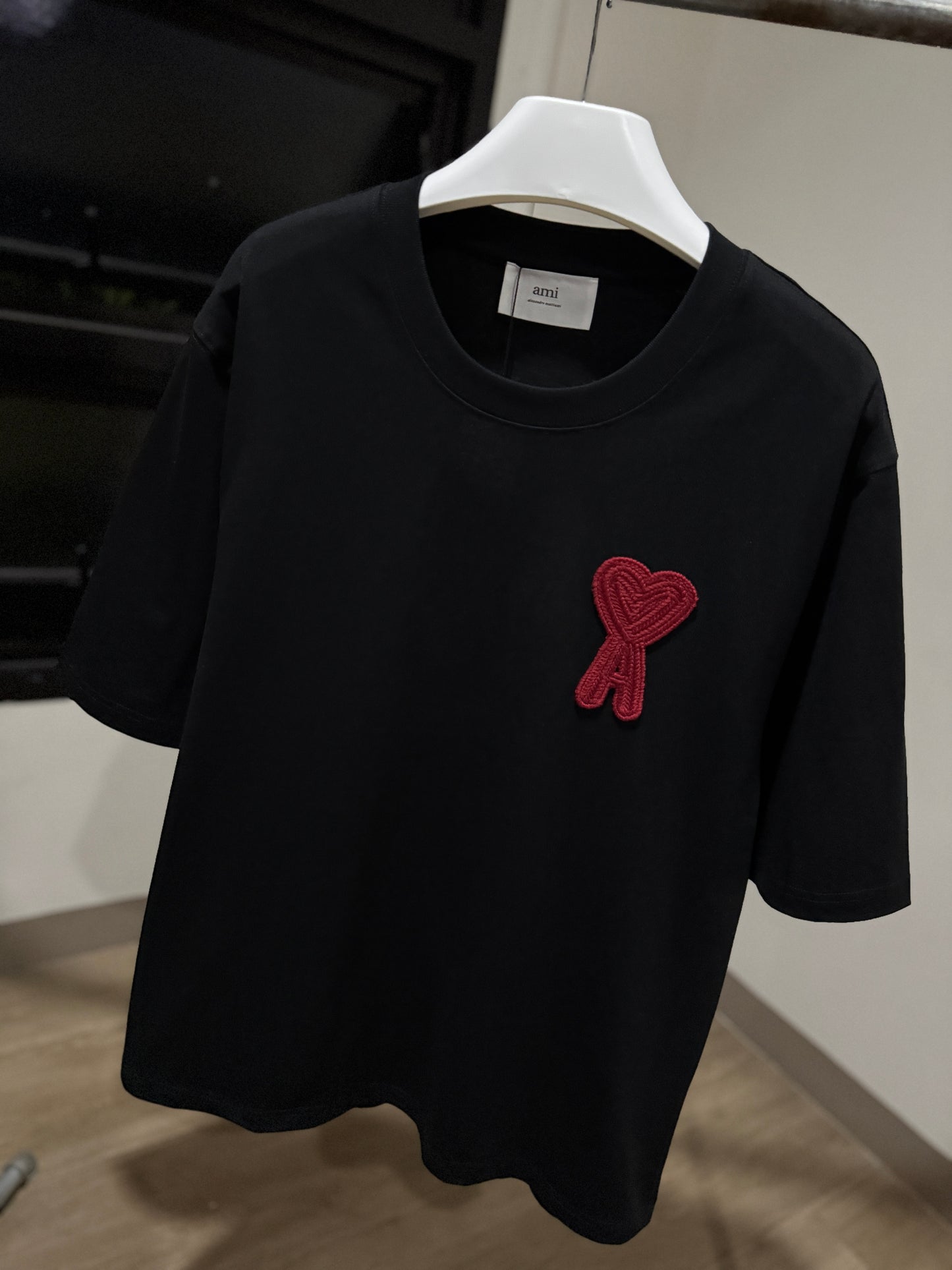 AMI de Coeur Patch T-Shirt (Black/Oversized)