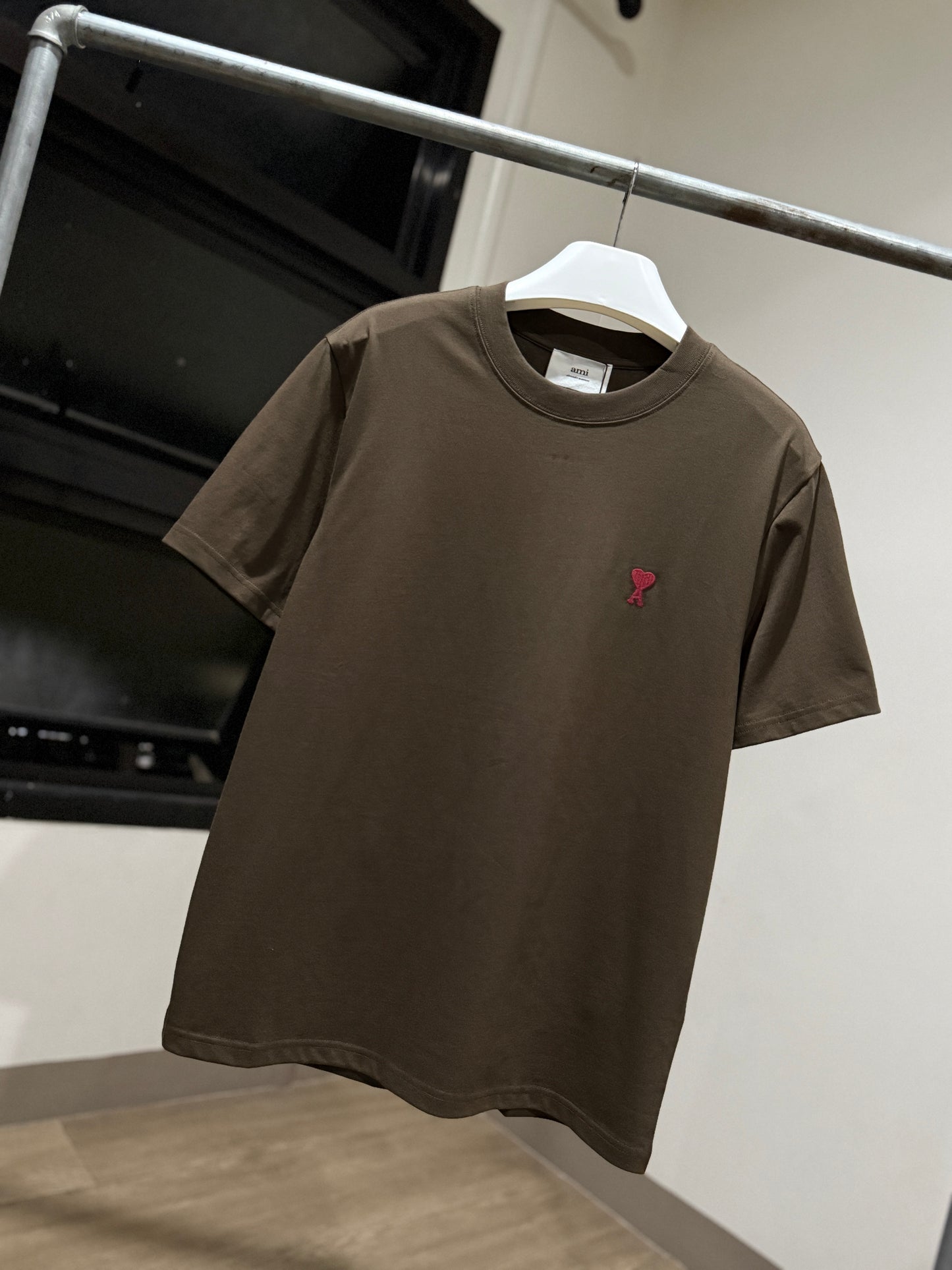AMI Paris T-Shirt (Coffee/Reg)