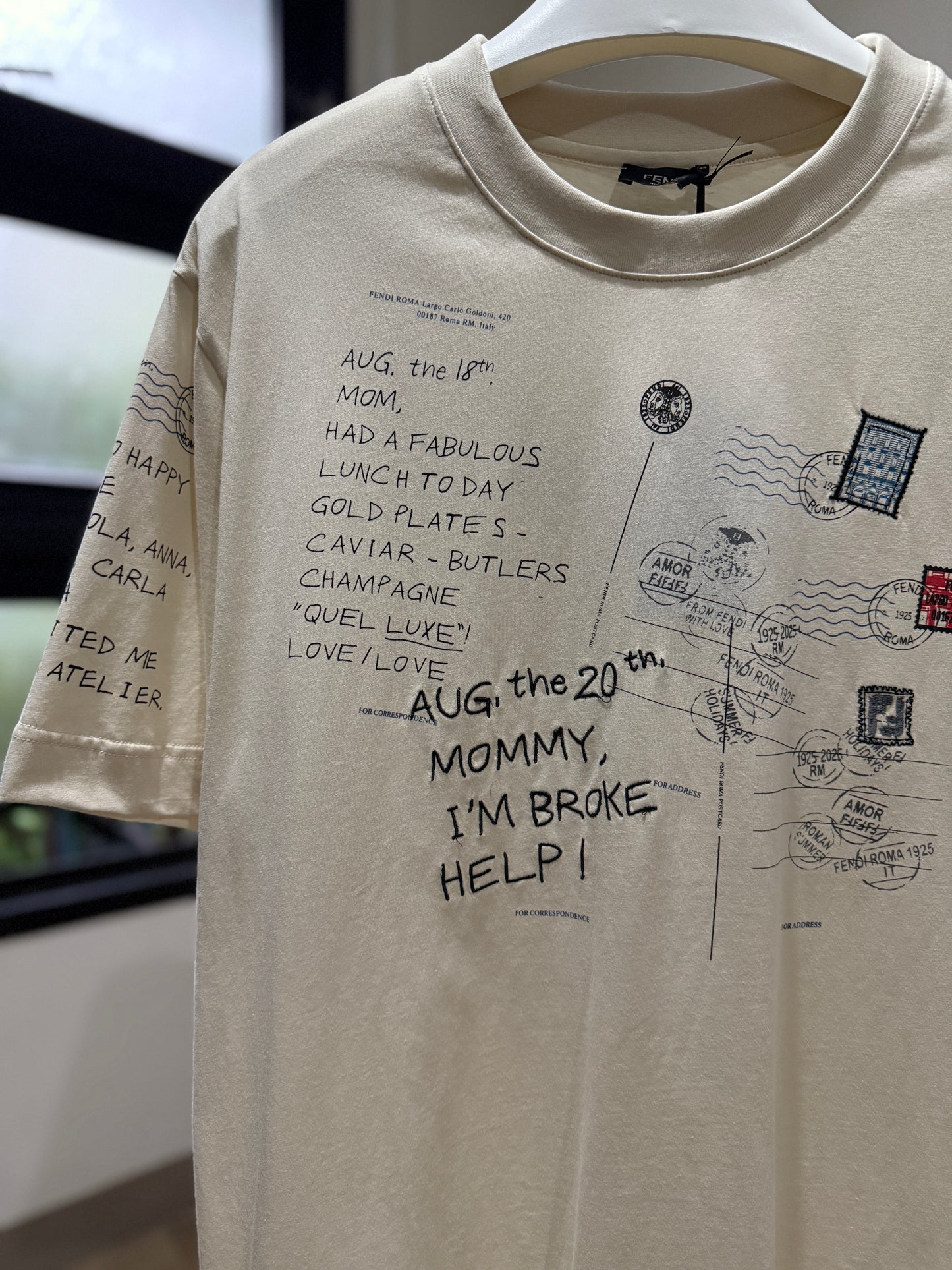Fendi Cotton T-Shirt