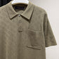 Louis Vuitton Pointelle Polo Shirt (Olive)