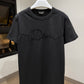 Dior Ribbon T-Shirt (Deep Gray)
