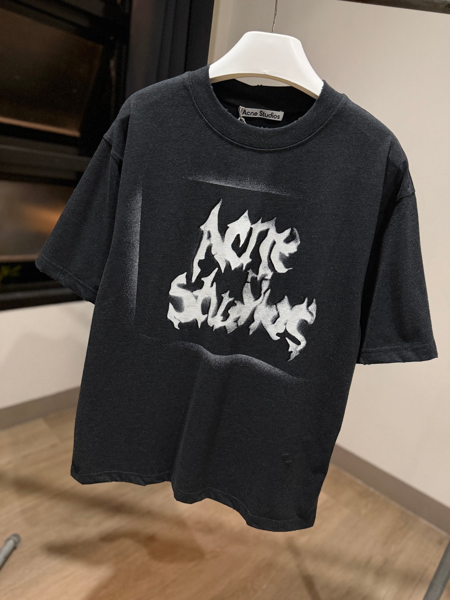 Acne Studios Gothic Logo T-Shirt (Faded)