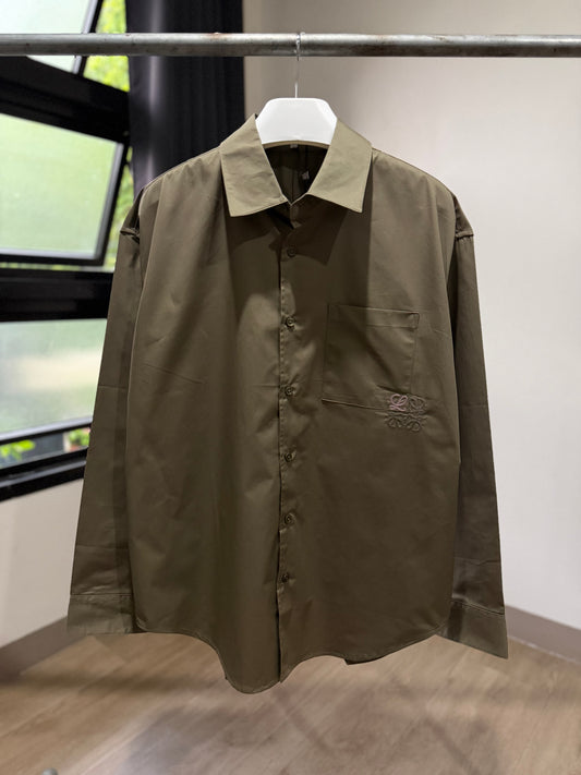 Loewe Anagram Embroidered Shirt
