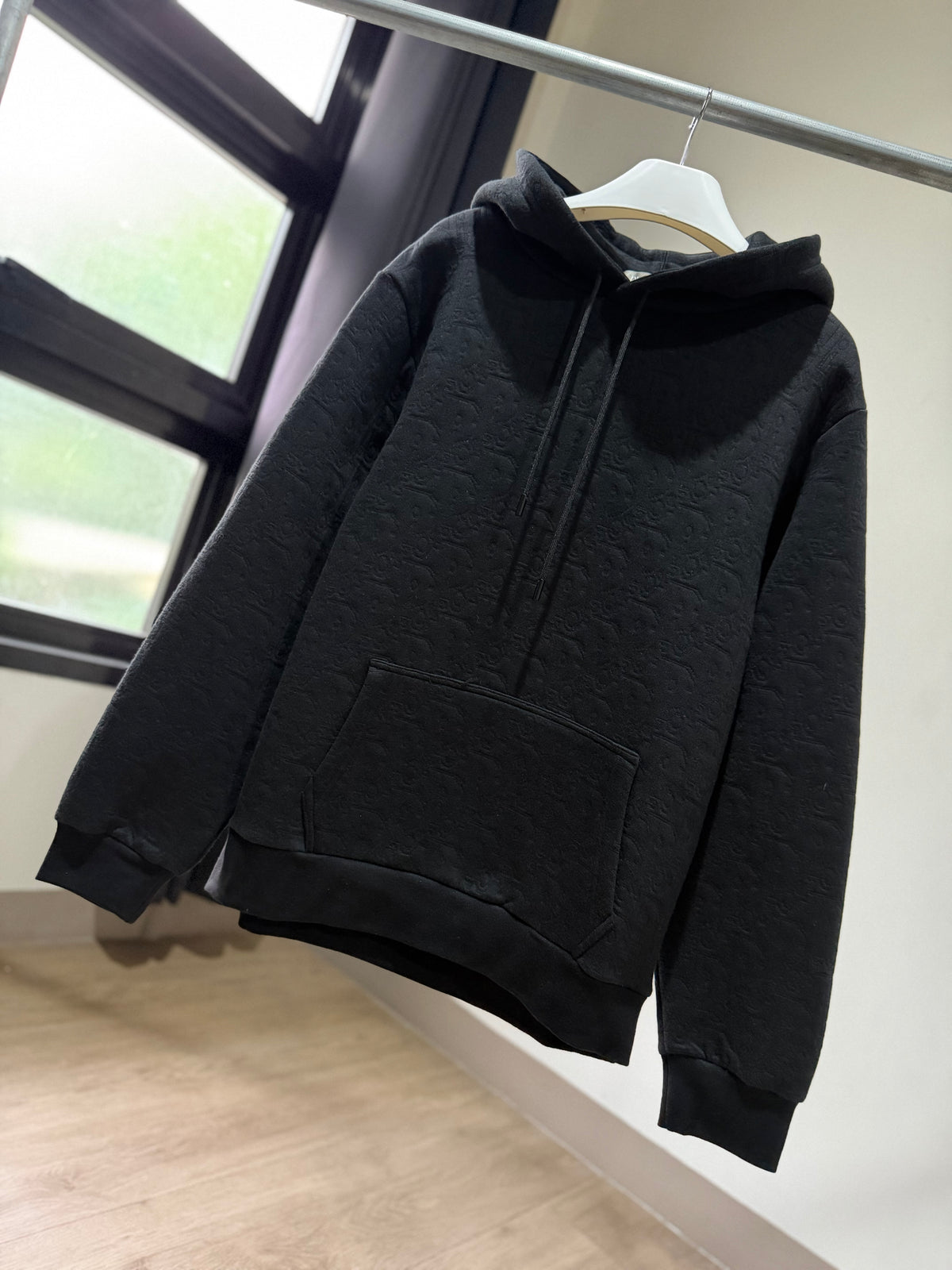 Dior Oblique Cotton Hoodie (Black)
