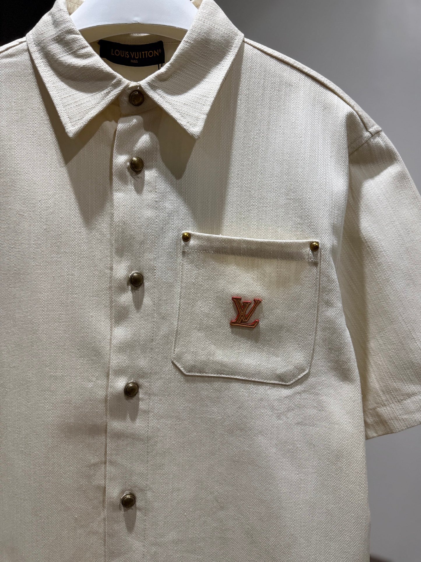 Louis Vuitton Short Sleeved Cotton Shirt