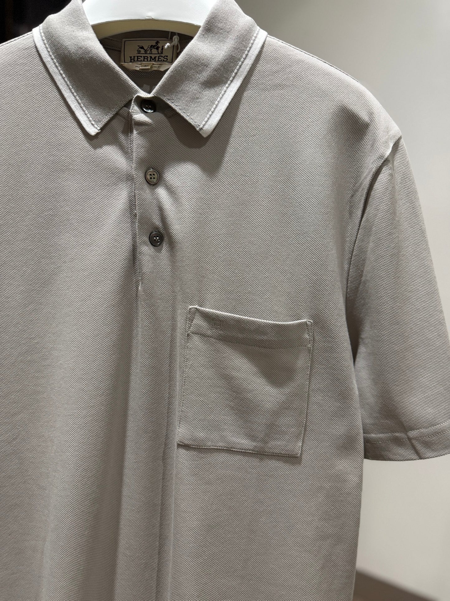Hermes Polo Shirt (Mastic)