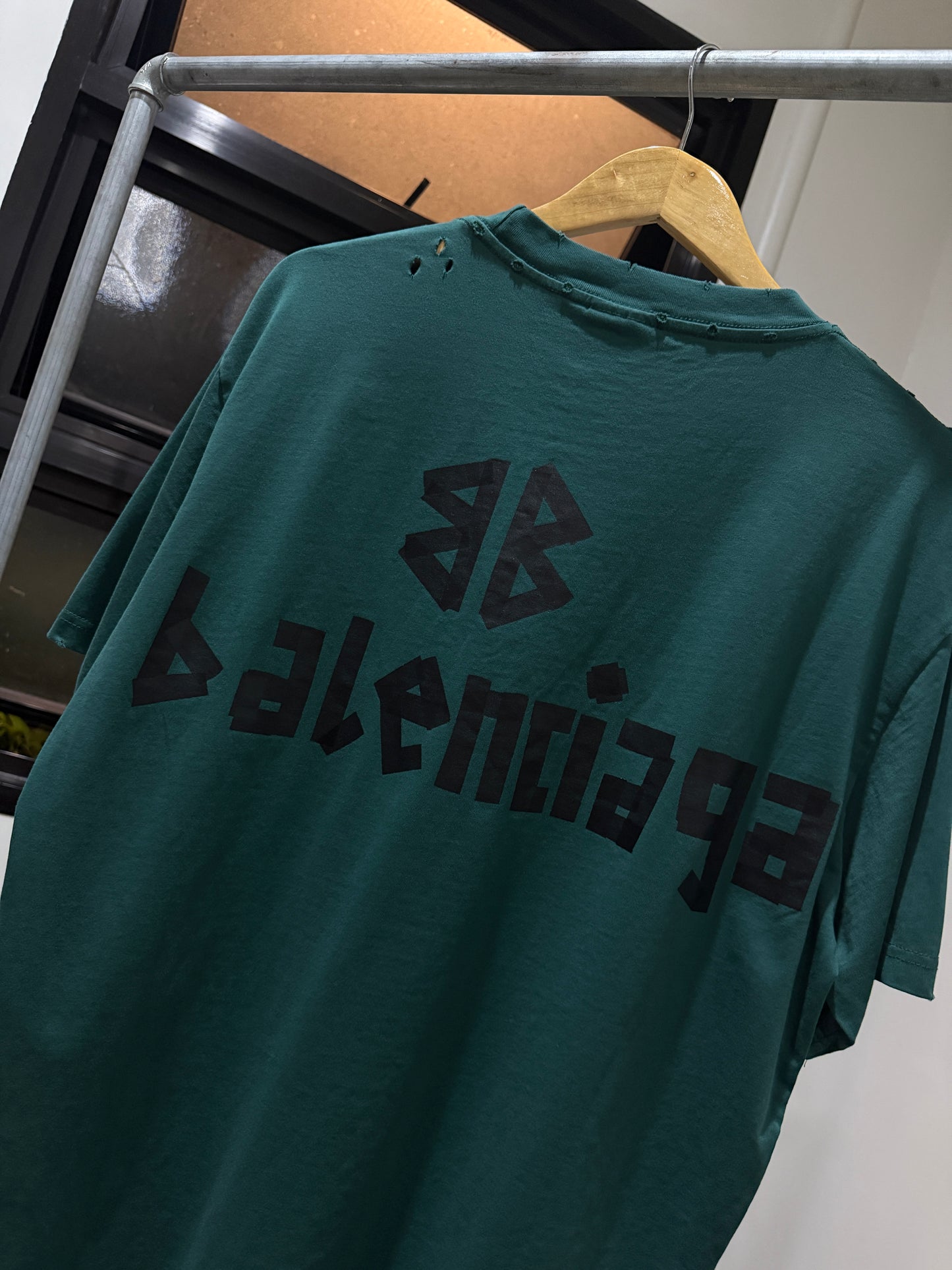 Balenciaga Tape Type T-Shirt (Green)