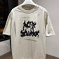 Acne Studios Gothic Logo T-Shirt (Dusty White)