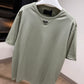 Prada Mid Logo Cotton T-Shirt (Sage)