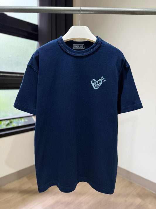 Human Made Ningensei Aizome Tee II (Navy)