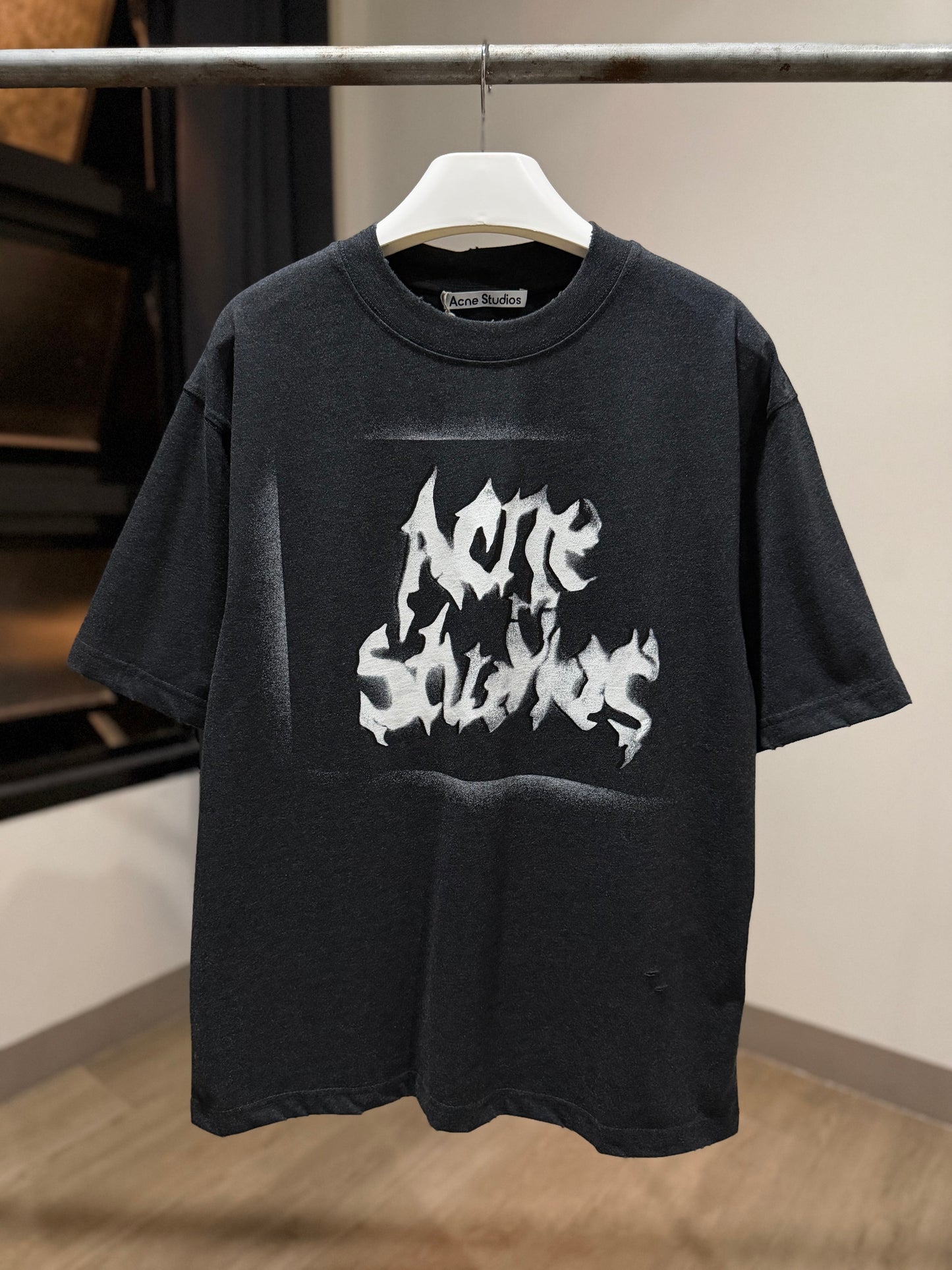 Acne Studios Gothic Logo T-Shirt (Faded)