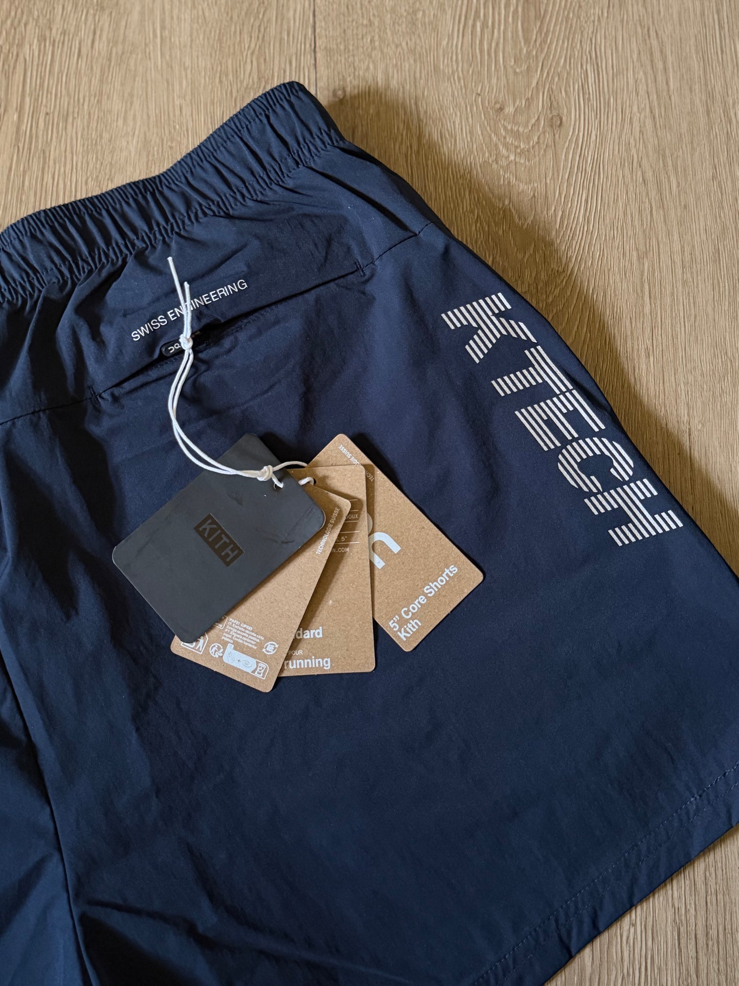 KITH x ON Core Shorts (Navy)