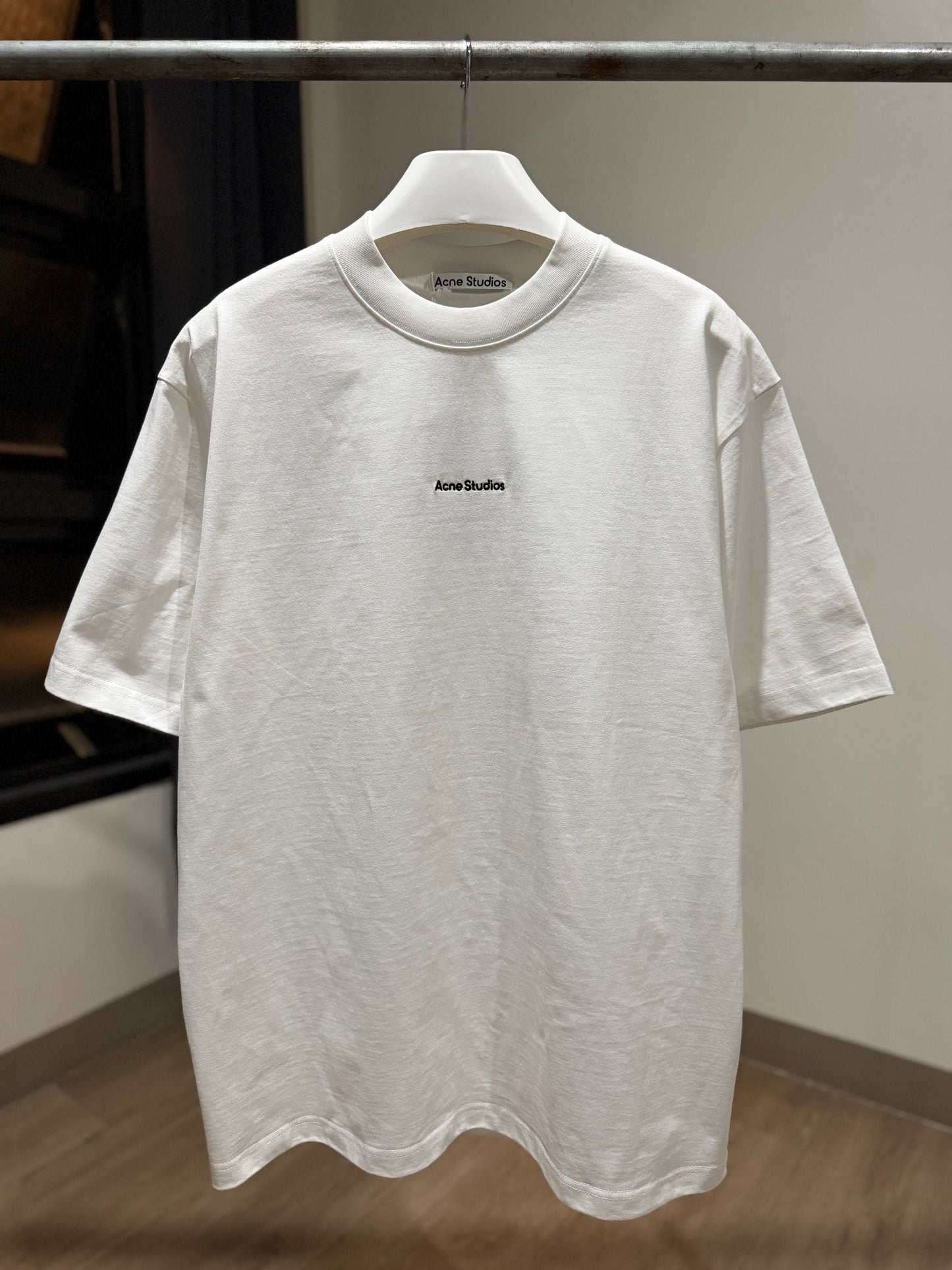 Acne Studios Embroidered Logo T-Shirt (White)