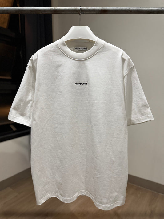 Acne Studios Embroidered Logo T-Shirt (White)