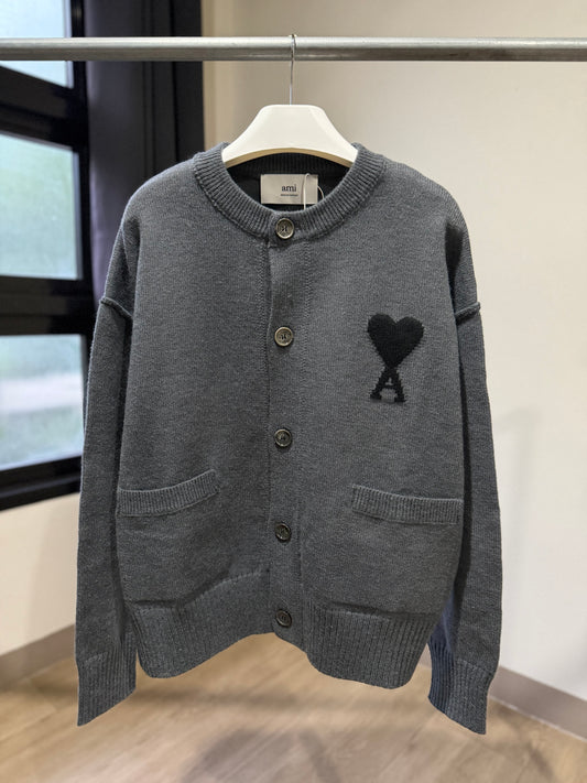 AMI de Coeur Cardigan (Gray)