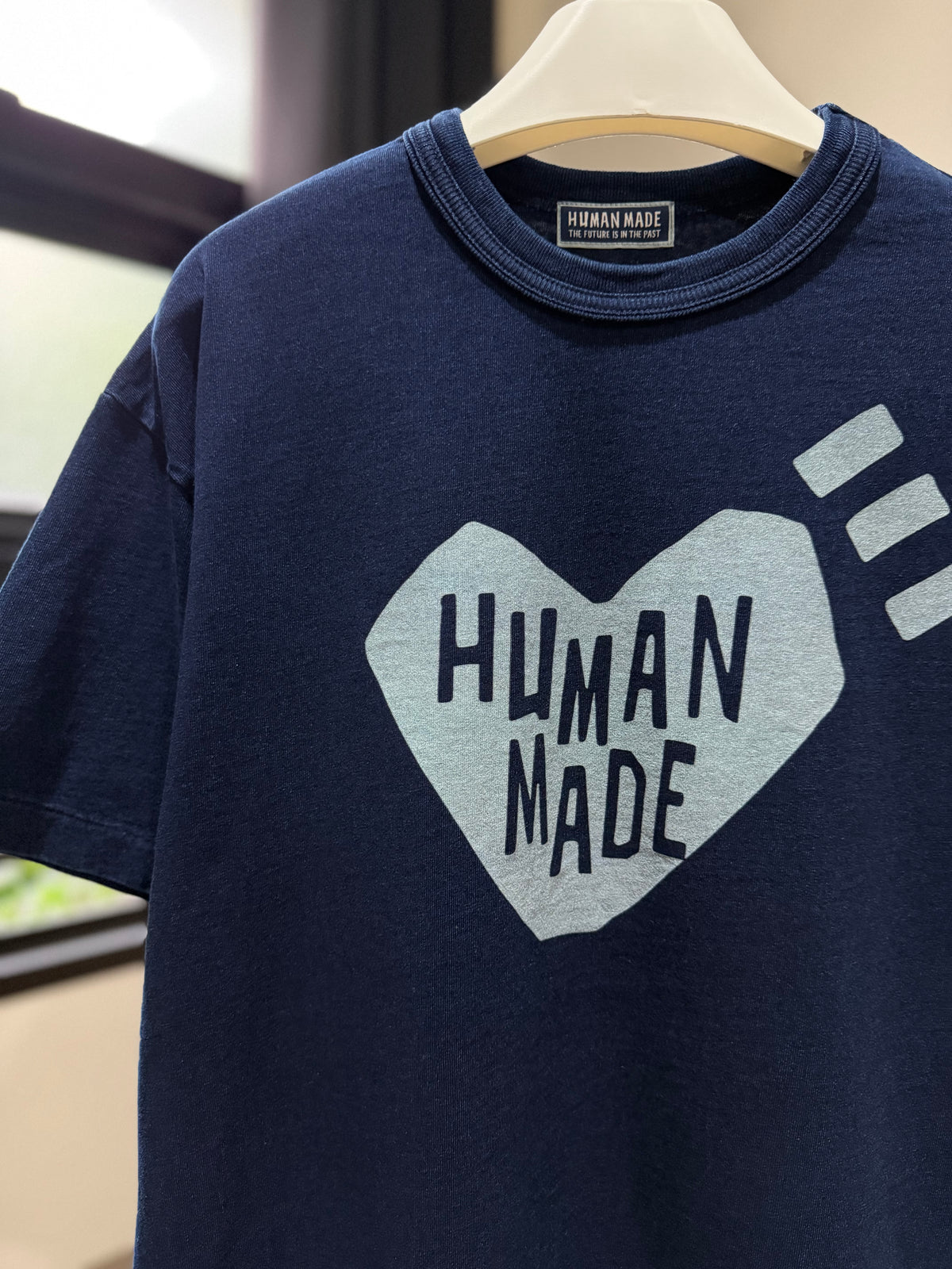 Human Made Ningensei Aizome Tee (Navy)