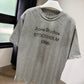 Acne Studios Sprayed Logo T-Shirt (Gray)
