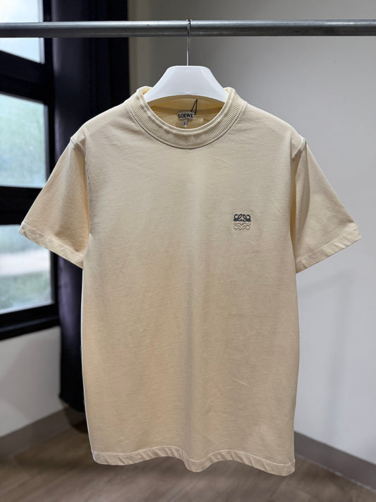 Loewe Anagram Cotton T-Shirt (Faded Beige)