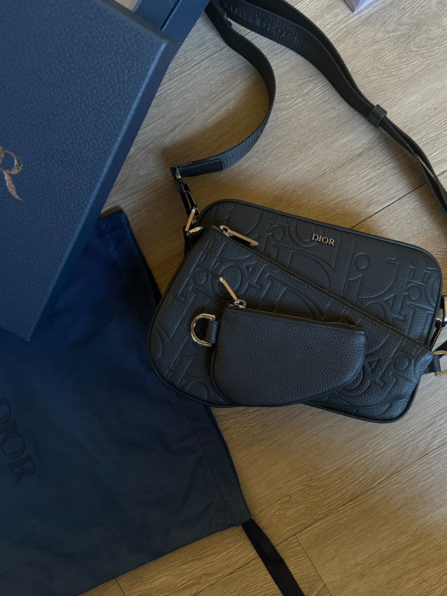 Dior Saddle Triple Pouch
