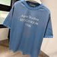 Acne Studios Sprayed Logo T-Shirt (Blue)
