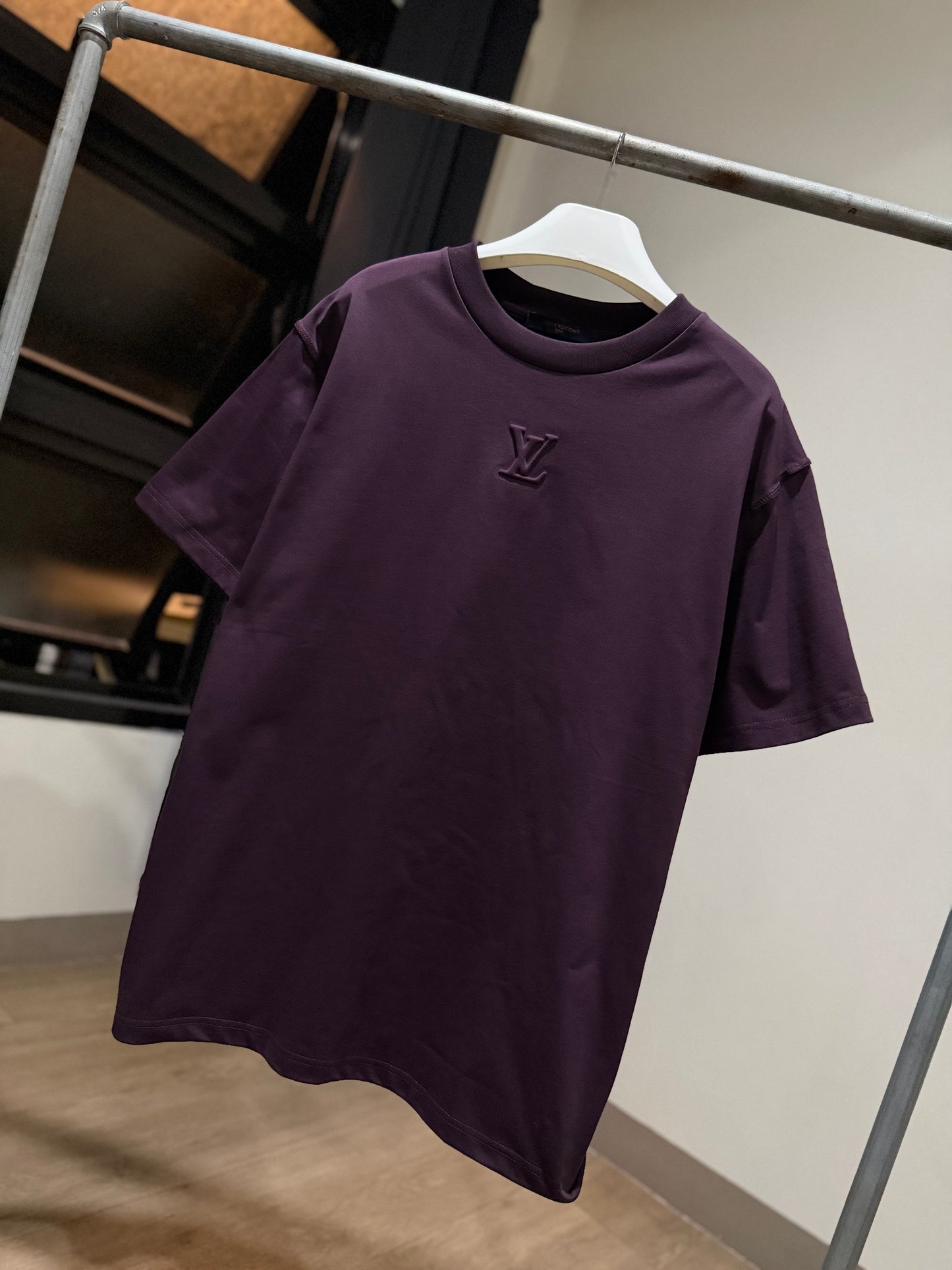Louis Vuitton Embossed T-Shirt (Plum)