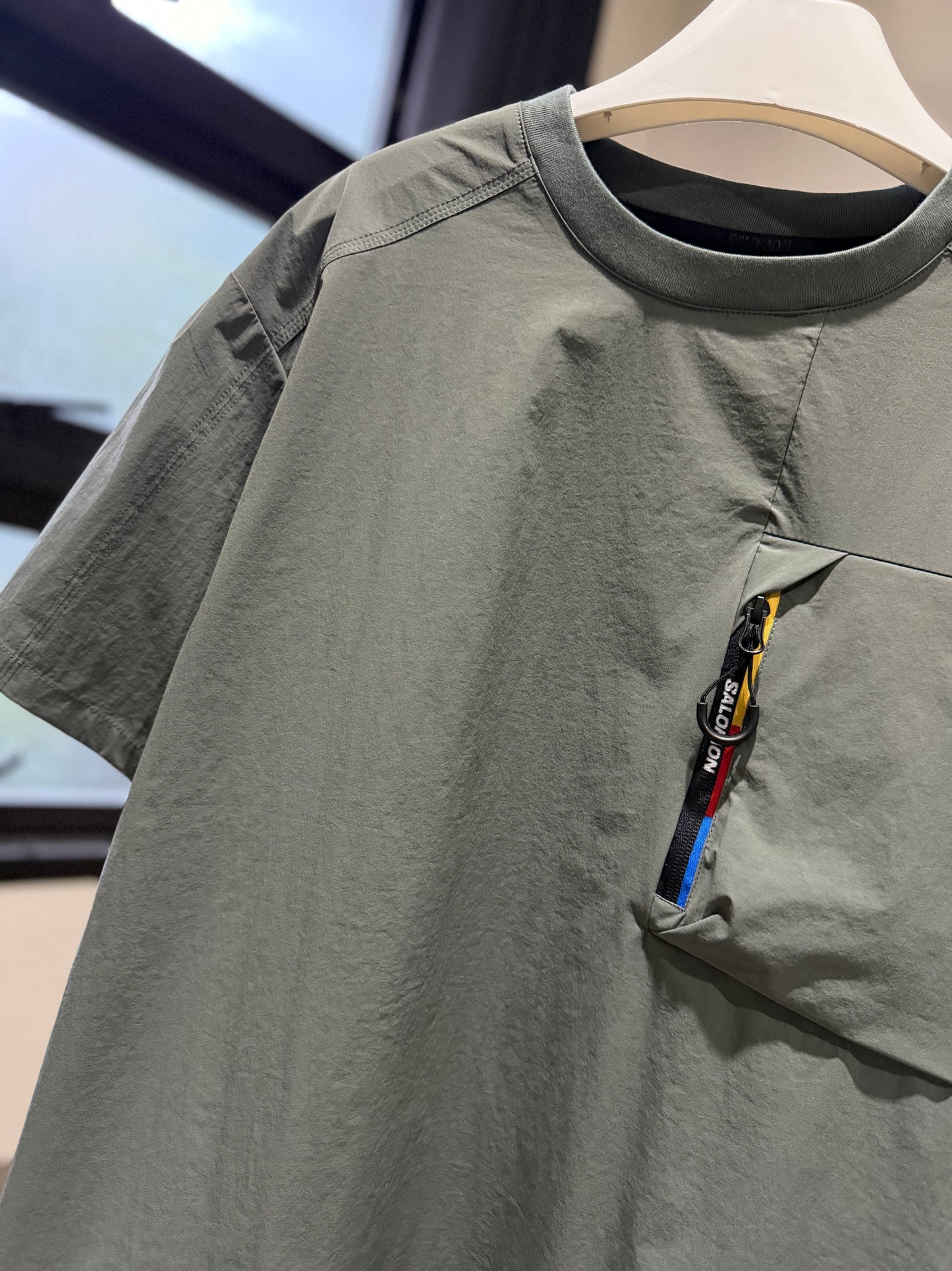 Salomon Pocket Blast Cool Touch Tee (Gray)