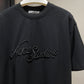 Acne Studios Embroidered Logo T-Shirt (Black)
