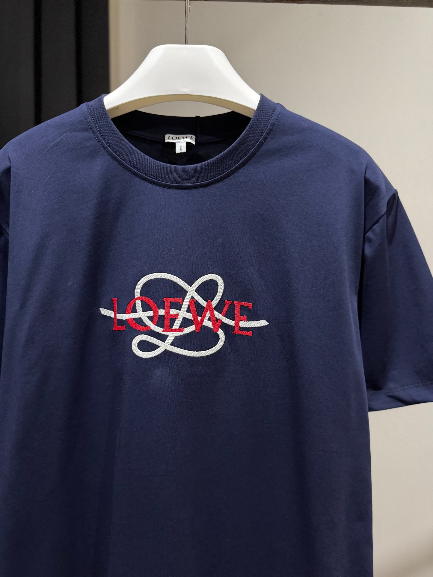 Loewe Anagram Logo T-Shirt (Navy)