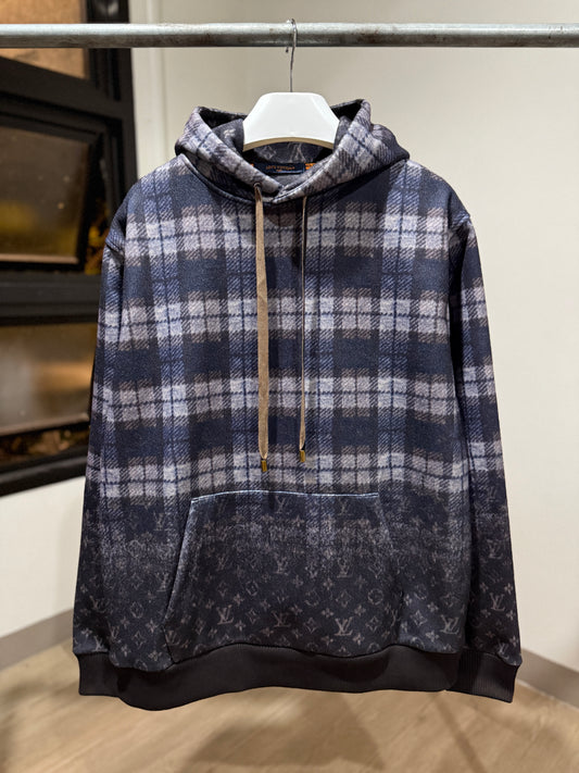 Louis Vuitton Faded Plaid Hoodie