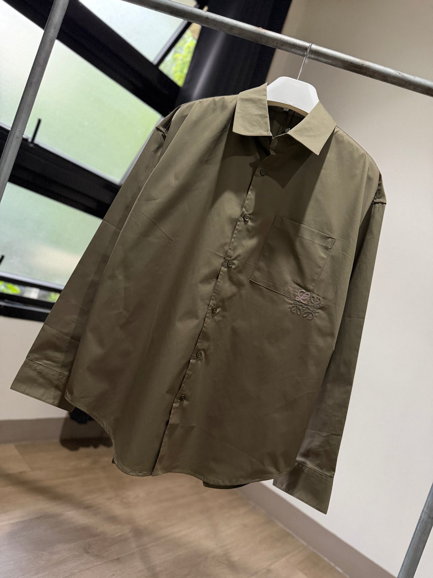 Loewe Anagram Embroidered Shirt