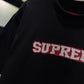 Supreme Satin Applique Tee (Black)