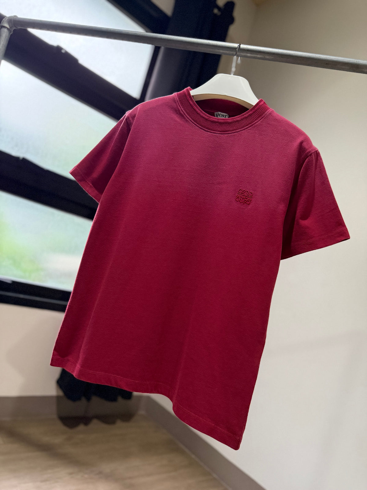 Loewe Anagram Cotton T-Shirt (Faded Red)