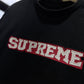Supreme Satin Applique Tee (Black)