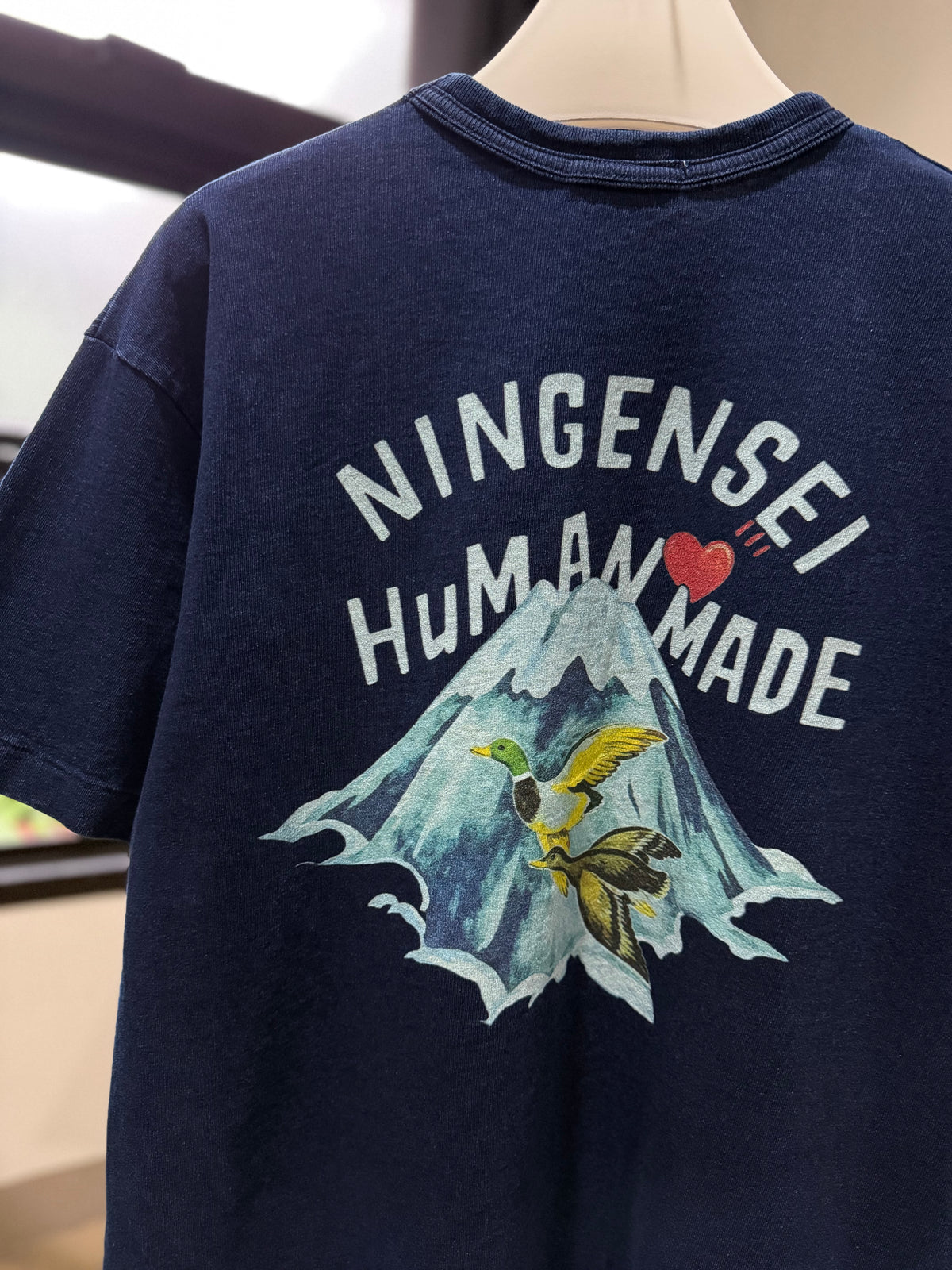 Human Made Ningensei Aizome Tee II (Navy)