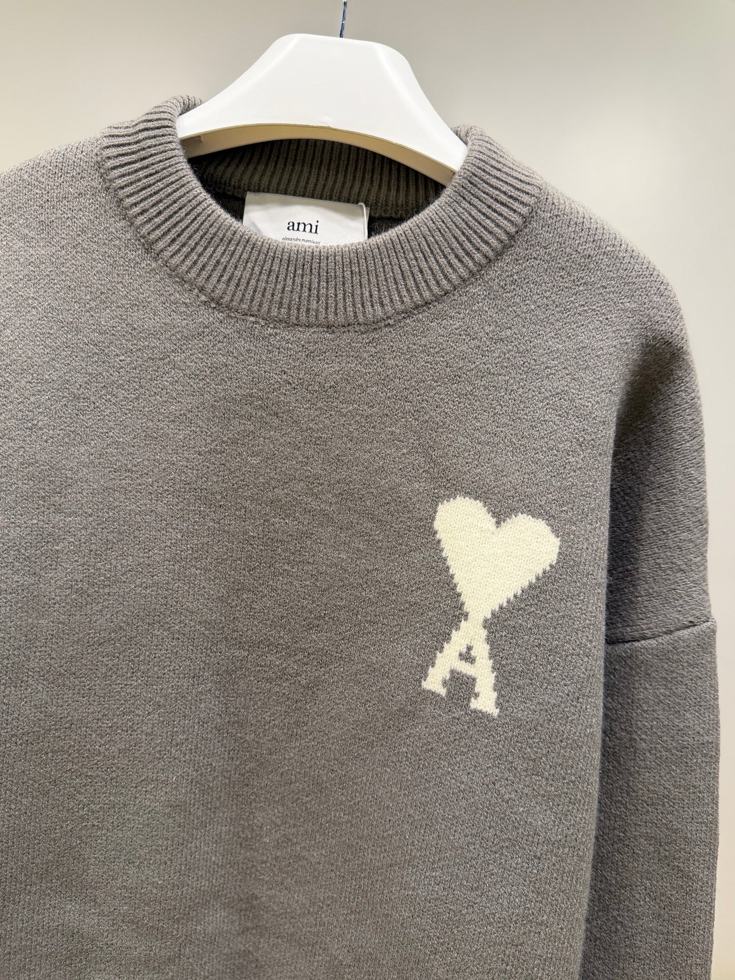 AMI de Coeur Crewneck Sweater (Gray)