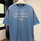 Acne Studios Sprayed Logo T-Shirt (Blue)