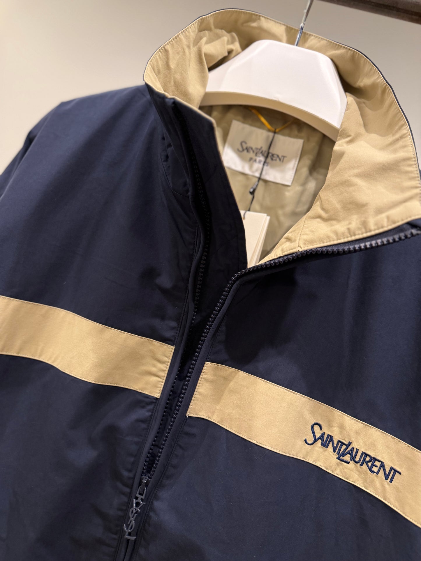 Saint Laurent Jacket (Mastic/Navy)