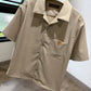 Louis Vuitton Short-Sleeved Silk Shirt
