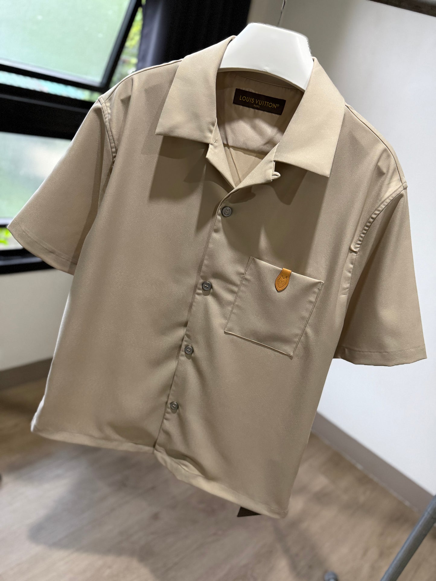 Louis Vuitton Short-Sleeved Silk Shirt