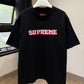 Supreme Satin Applique Tee (Black)