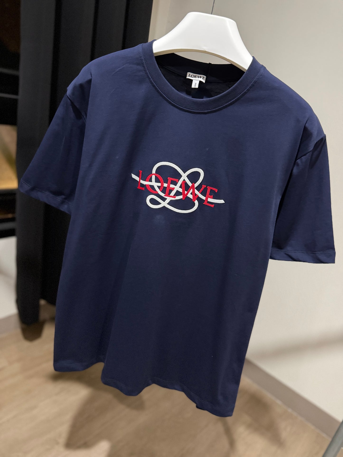 Loewe Anagram Logo T-Shirt (Navy)