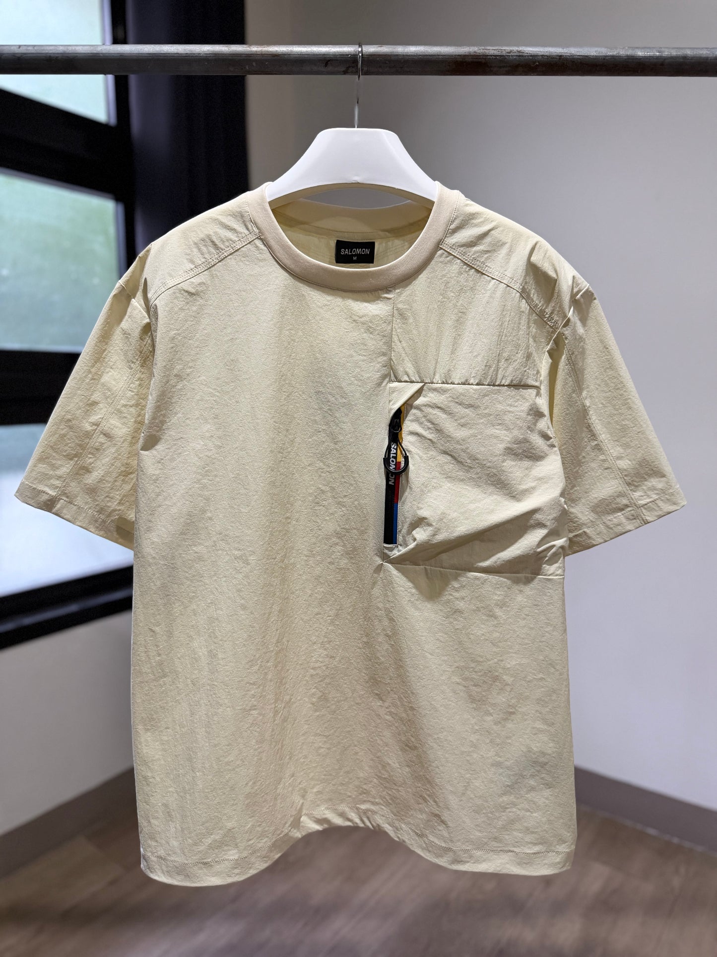 Salomon Pocket Blast Cool Touch Tees (Cream)