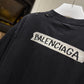Balenciaga Masking Tape T-Shirt (Faded Black)