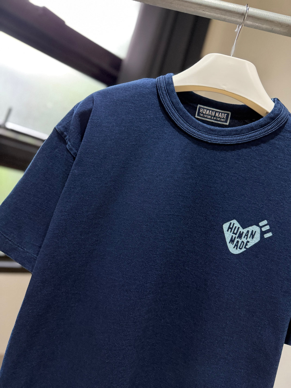 Human Made Ningensei Aizome Tee II (Navy)