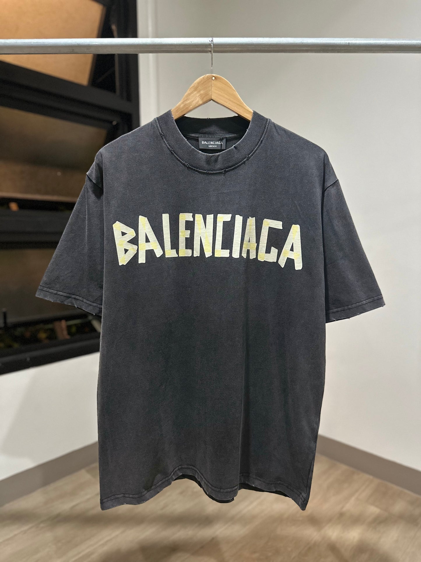 Balenciaga Tape Type T-Shirt (Acid)