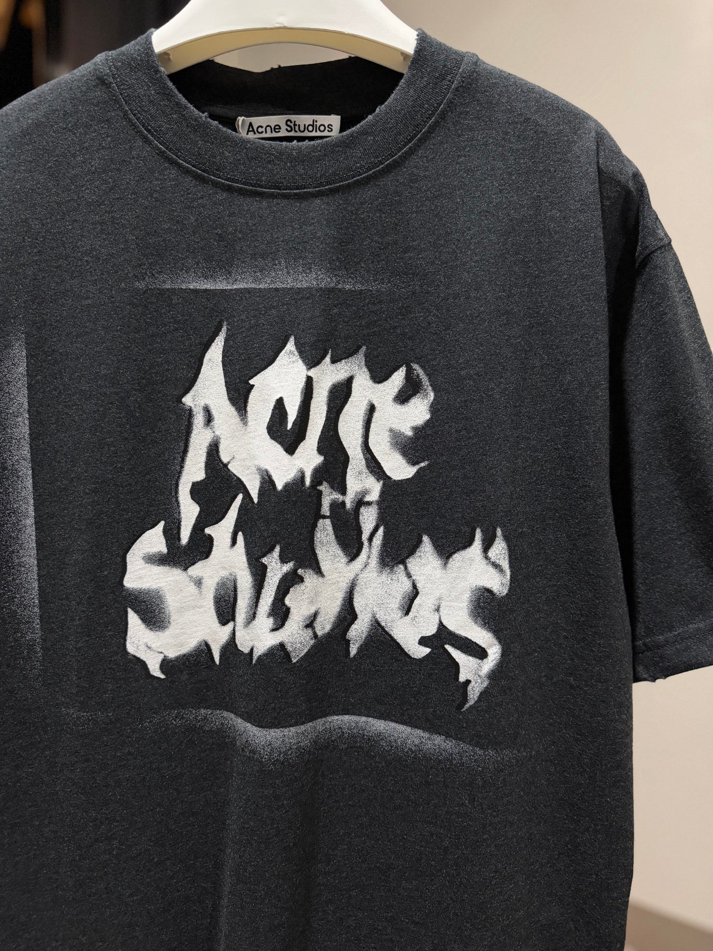 Acne Studios Gothic Logo T-Shirt (Faded)