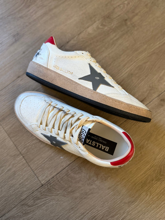 Golden Goose Ballstar (Red/Gray)